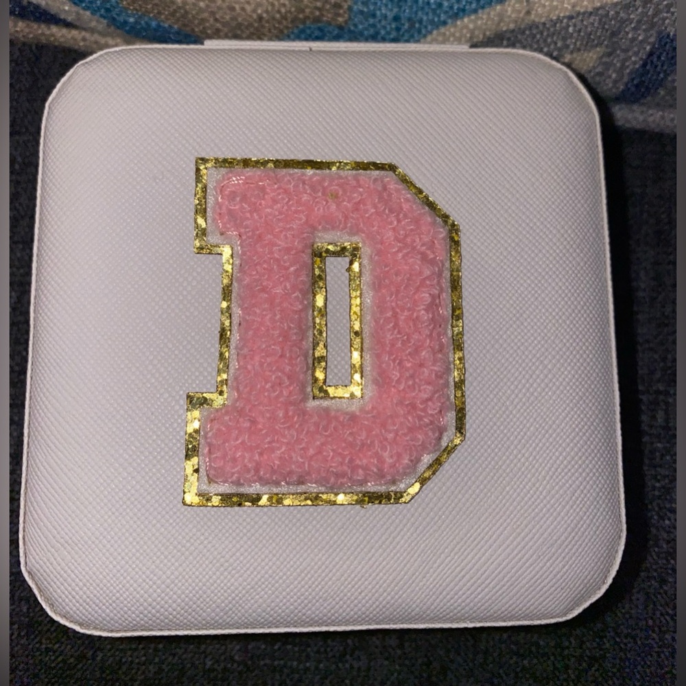 NEW IN BOX Jewelry Organizer Box - D Initial